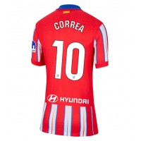 Atletico Madrid Angel Correa #10 Domaci Dres za Ženska 2024-25 Kratak Rukav